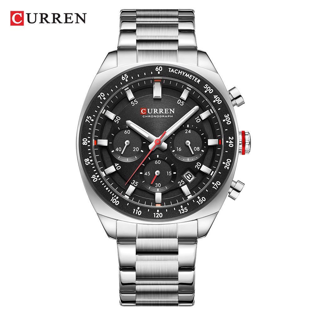 CURREN 8287 Men's Multifunctional Waterproof Business Watch with Calendar