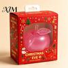 Stress Relief Sensory Toy Fruit Squeeze Toy, Christmas Shaped Soft Slow Rise Fidget Novelty Holiday Gift Box Cute for Adults Kids Anxiety Ball