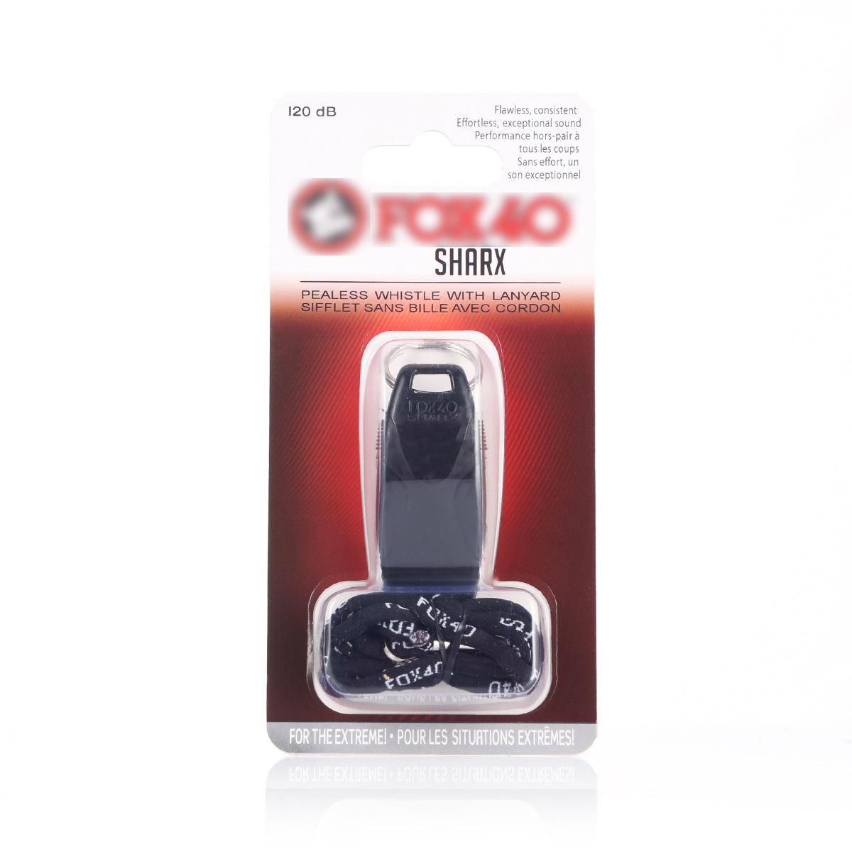 Custom FOX40 Outdoor Sports & Referee Whistle чёрный