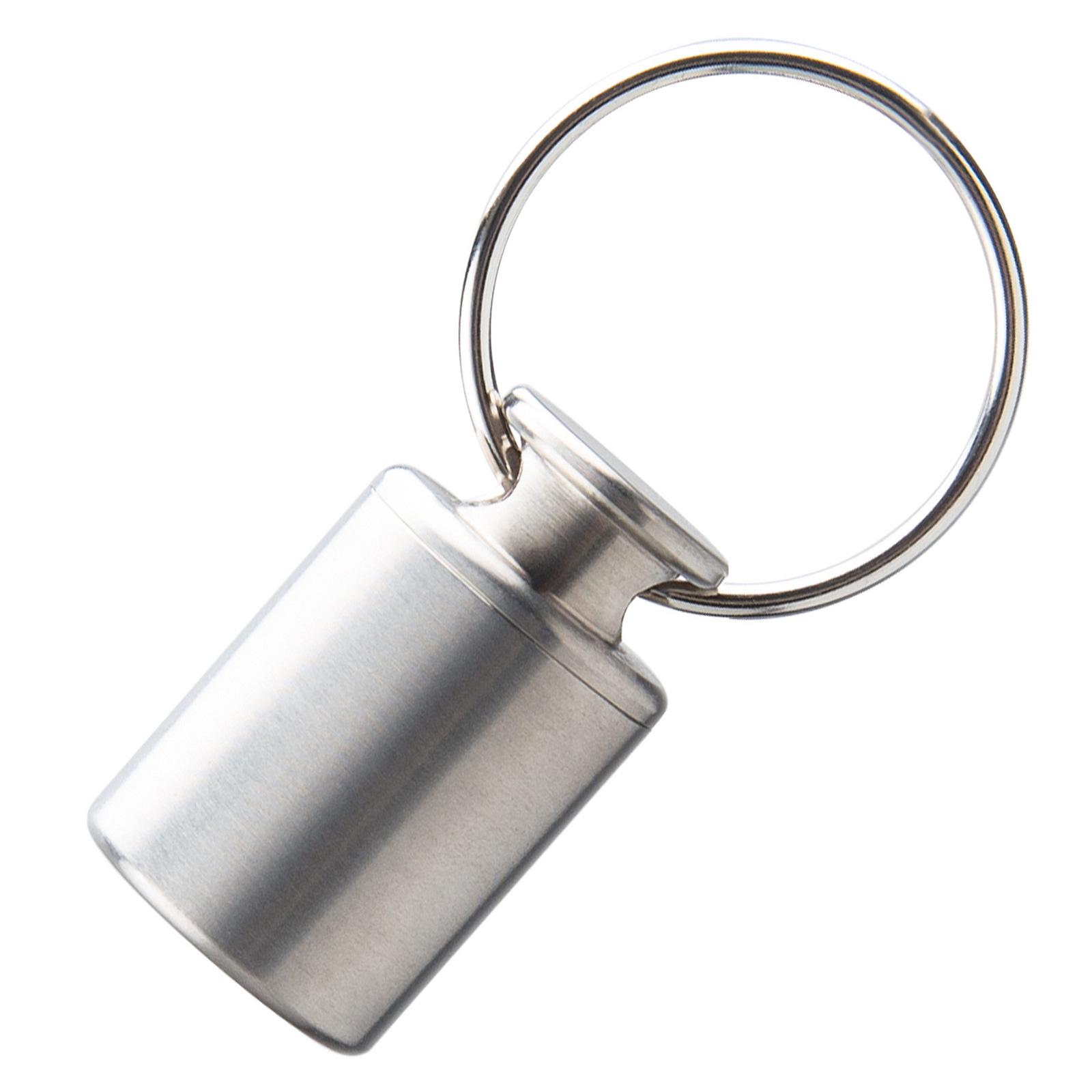 

Mini Medicine Box Waterproof Pill Holder Titanium Alloy Pill Case Tank Can Box Multifunctional Capsule Pill Container