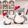 Non-Toxic 25/35Cm Cute Chubby Penguin Plush Toy Chef Painter Plushies Stuffed Animal Deer Doll Children Christmas Valentine Day Children Gifts