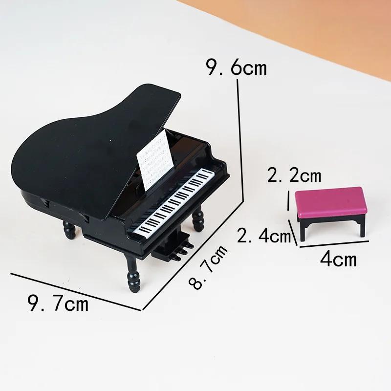 

1 шт. Мини рояль кукольный домик симуляция пианино мебель модель реквизит для съемки кукольный домик мини пианино украшение