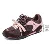 Autumn German training shoes women's retro color matching inner height increase casual shoes mesh breathable shoes versatile small sports shoes