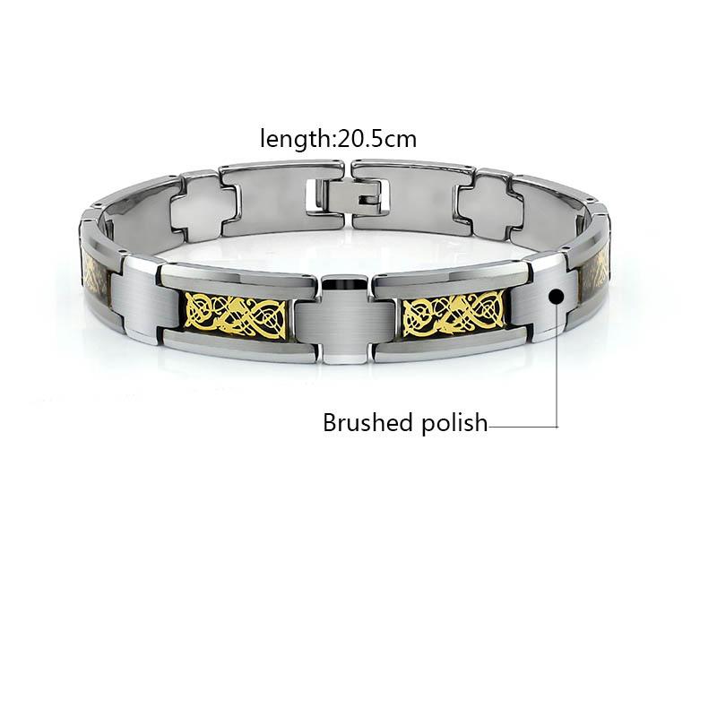 

Shiny Brushed Gold Tungsten Bracelet Adjustable Width 11mm for Men And Women Luxury Jewelry That Never Scratches