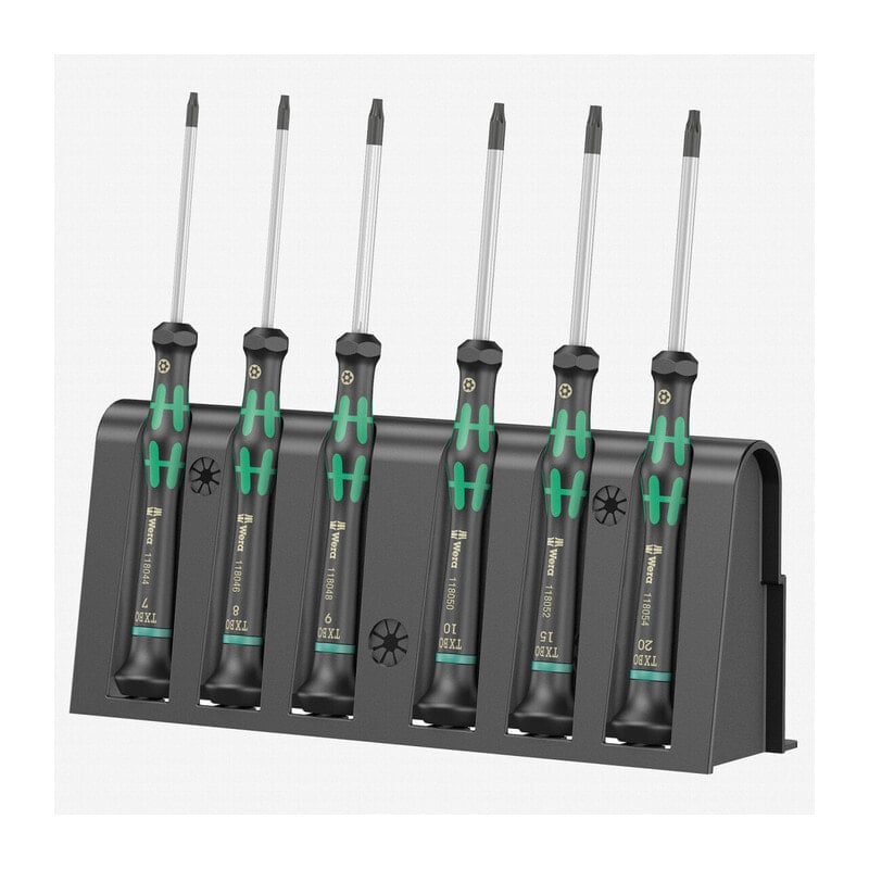 Screwdriver set Wera Kraftform Micro 2067/6 TORX