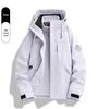 Men's Outdoor 3-in-1 Windbreaker & Fleece Liner Set for Mountaineering
