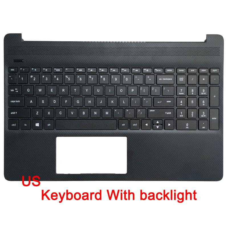 For HP 15-DY 15-EF 15S-FQ 15S-FR 15S-EQ TPN-Q222 Q230 Palm Rest shell Keyboard upper cover case L63578-001 L63579-001