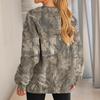 Women's Loose Fit Crew Neck Sweatshirt Long Sleeve Pullover Casual Sportswear Branch Pattern Printed Top