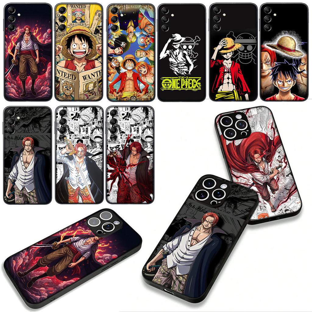Phone Cover Anime Shanks Luffy One Piece Casing for Apple iPhone 17 16 11 Pro XS Max XR 6 7 8 Plus + 16E SE 2020 Air 5 8+ Case
