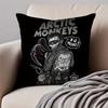 Fashion Cool A-Arctic Monkeys Band Iconic Cushion Cover Pillowcase Anti-Dustmite Invisible Zipper Short Plush Sofa Cushion