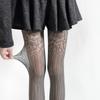 Women's Vintage Lace Jacquard Fishnet Tights with Irregular Floral Pattern Pantyhose for Party Nightclub or Date Outfits