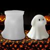 DIY Halloween Candle Molds 3D Cute Spooky Cat Dog Decor Silicone Mould Pumpkin Craft Wax Resin Home Party Decoration Making