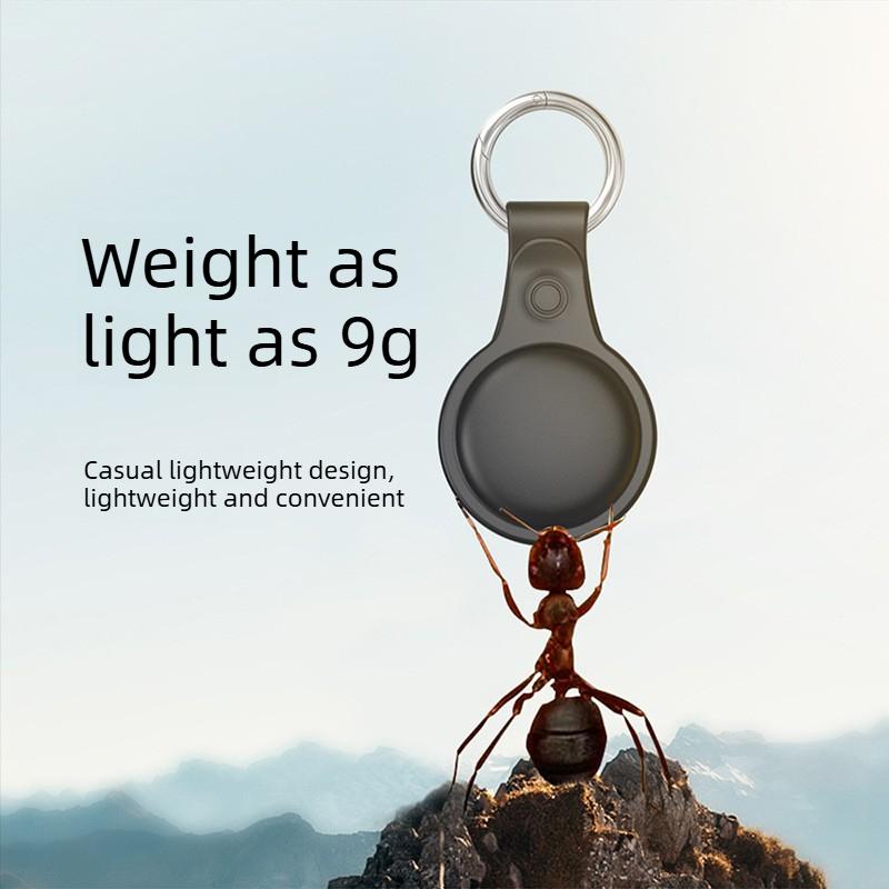 Suitable for Apple Airtag2 Protective Cover Locator Silicone TPU Anti-lost Device Keychain