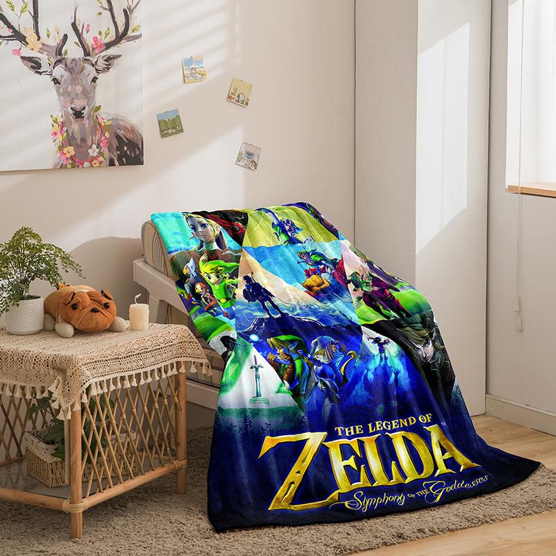 Cartoon Double-Sided Flannel 3D Digital Printing Blanket Blanket