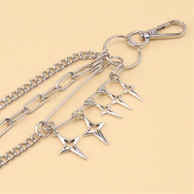 Hiphop Street Skirt Decoration Belt Luxury Women Metal Belt Hollows Out Belt for Enhancing Everyday and Event Outfits