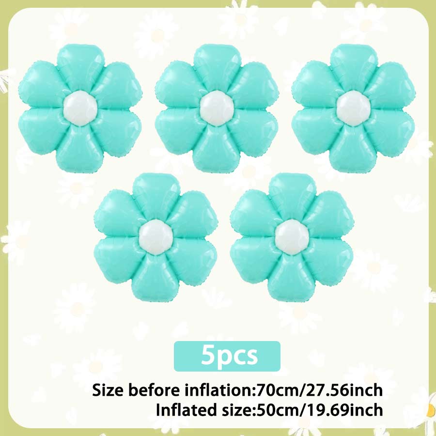 Candy Daisy Flower Balloon Sunflower Theme Aluminum Foil Balloon Birthday Party Shower Wedding Decoration Flower Balloon