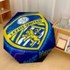 Ombrello Automatico a 3 Pieghe Leeds United Ombrello Pieghevole Antivento a 8 Stecche Protezione Sole Pioggia per Viaggi all'Aperto Uso Quotidiano