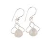 Natural Rainbow Moonstone 925 Sterling Silver Handmade Jewelry Elegant Earrings 1.50" For Your Love EE-2-32