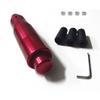 Red Car Automatic Gear Stick Shift Knob Shifter Lever With Button Aluminum Metal