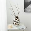 Hollow Ceramic Vase with High-end Feel Flower Arrangement Home Living Room Desktop Decoration Ornaments