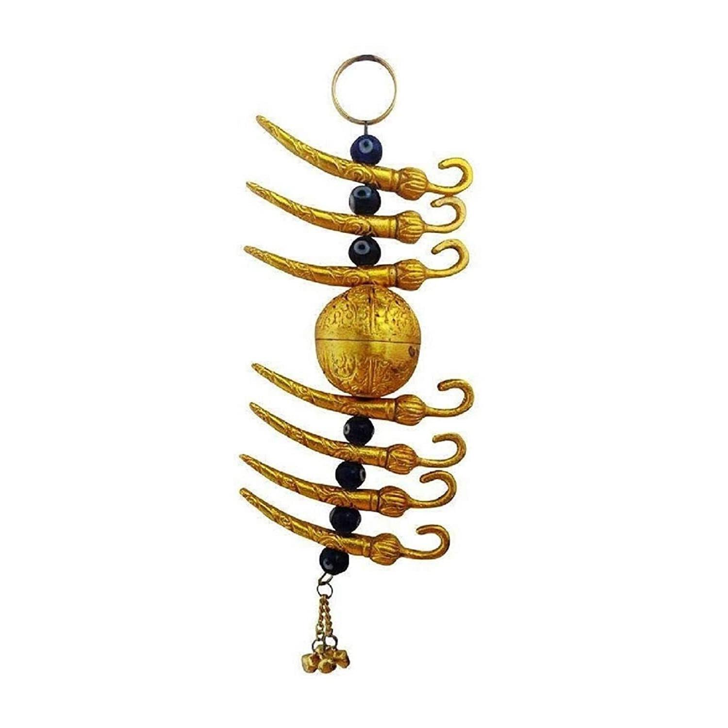 Indian Traditional Nimbu Mirchi Evil Eye Protector For Homes Offices AM1046