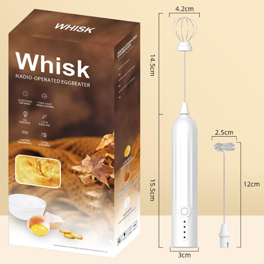 

Wireless Electric Milk Frother Whisk Egg Beater USB Rechargeable Handheld Coffee Blender Milk Shaker Mixer Foamer Food Blender