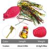 Spezielle Schwarzwasser-Köder für Schwarzfischerei - Thunder Frog Künstlicher Köder 5 Stück 10 cm 13,5 g Neues Hartköder-Angelgerät-Set