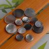 Black Mother of Pearl Round Pieces for Jewelry and Nail Art - Sizes 5mm to 20mm