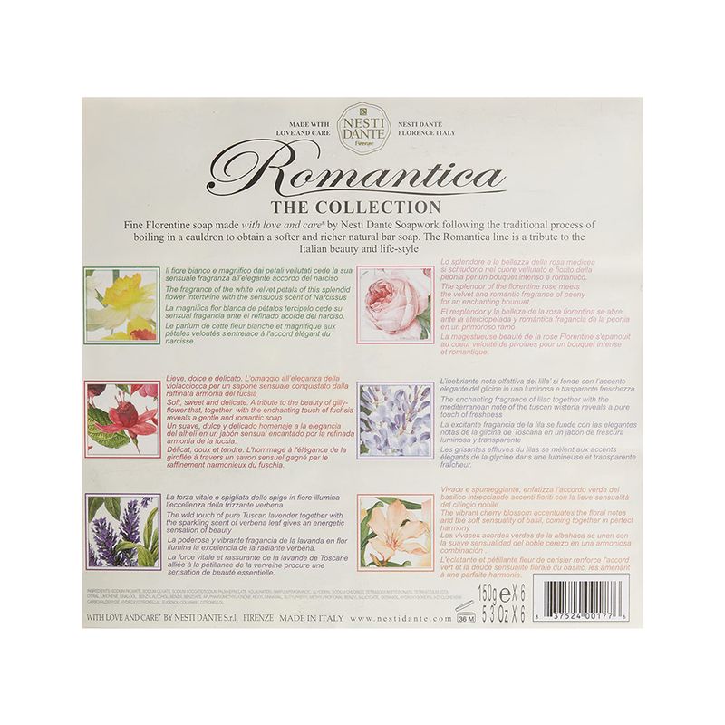 NESTIDANTE Romantica Gift Package 150gX6 Types (Bundled Product)