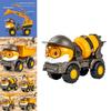 Three Squirrels Engine Construction Vehicle Toy With Inertia Control For Kids Play