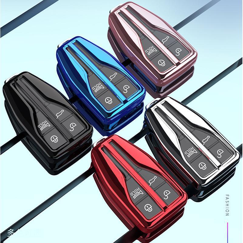 Premium Hongqi H9/HS5/HS7 Key Case with Male Buckle - Elegant Interior Car Decoration for Women