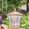 Solar Stigma Lamp Led Waterproof Outdoor Courtyard Doorstack Garden Fence Decor Villa Gate Pillar Wall Lamp Landscape