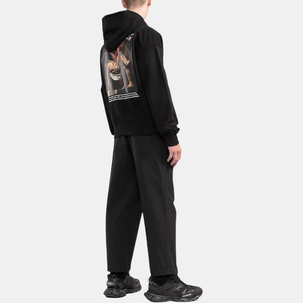 Off-White OFF WHITE Sweatshirt, Regular Fit Men's Black OMBB037C99FLE0101001
