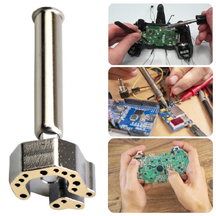 Multiple Purpose Desoldering Iron Tip Strong Heat Conductivity Adjustable Setting For Controller Maintenance Compact Build