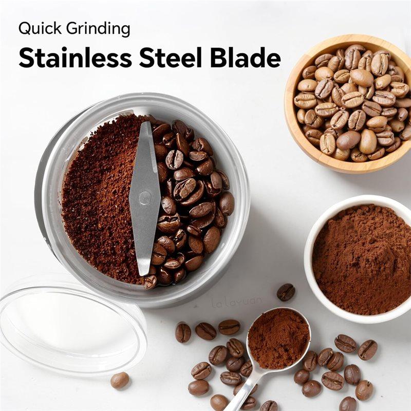 A78E-Electric Coffee Grinder,28000Rpm, Kitchen Wet And Dry Grinding, Vegetable, Seed, Spice Grinder European Socket EU PLUG