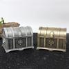 Medium European-Style Tin Pirate Treasure Chest for Jewelry or Wedding Gift