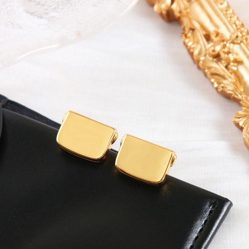 2023 New Vintage Popular Brand Earrings Luxury Jewelry for Women Fashion Square Designer Eardrop Fine Quality Women's Ear Stud