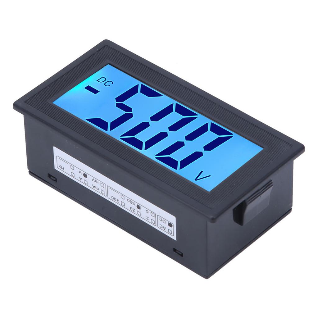 YB5135DB DC Digital Voltmeter LCD Display Voltage Meter AC100240V Power SupplyDC 0500V