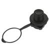 Black Plastic Inflatable Boat Replacement Air Valve 22.9mm Outer Diameter
