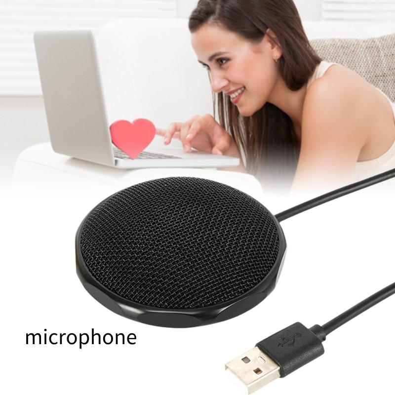 Usb Microphone 360 Degree Omnidirectional Design For Remote Office And Meetings