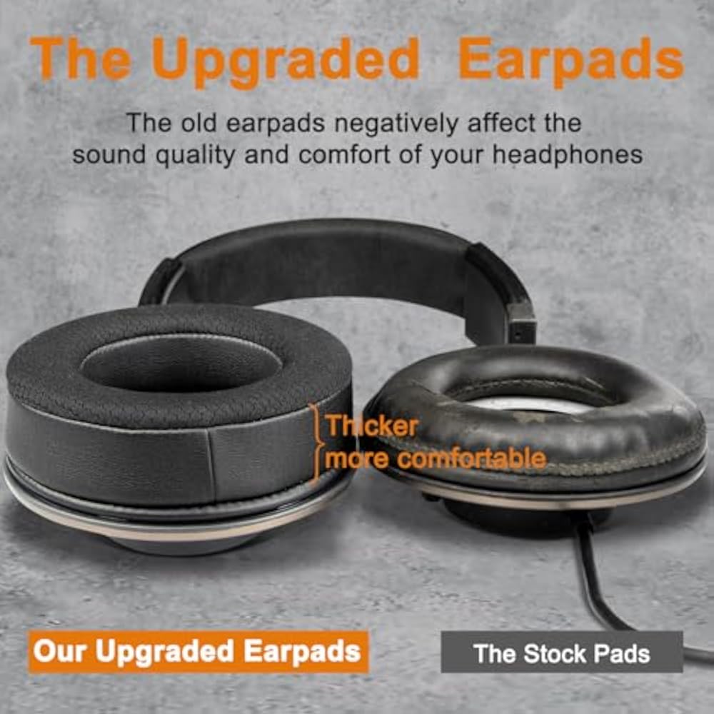 SOULWIT Earpads Ear Cushions for AKG Pro Audio K52 K72 K92 M220 K240 K241 K242 K271 K272 K340 K55...