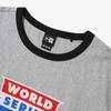 New Era Chicago Cubs World Series Ringer T shirT heaTher Gray 15147507