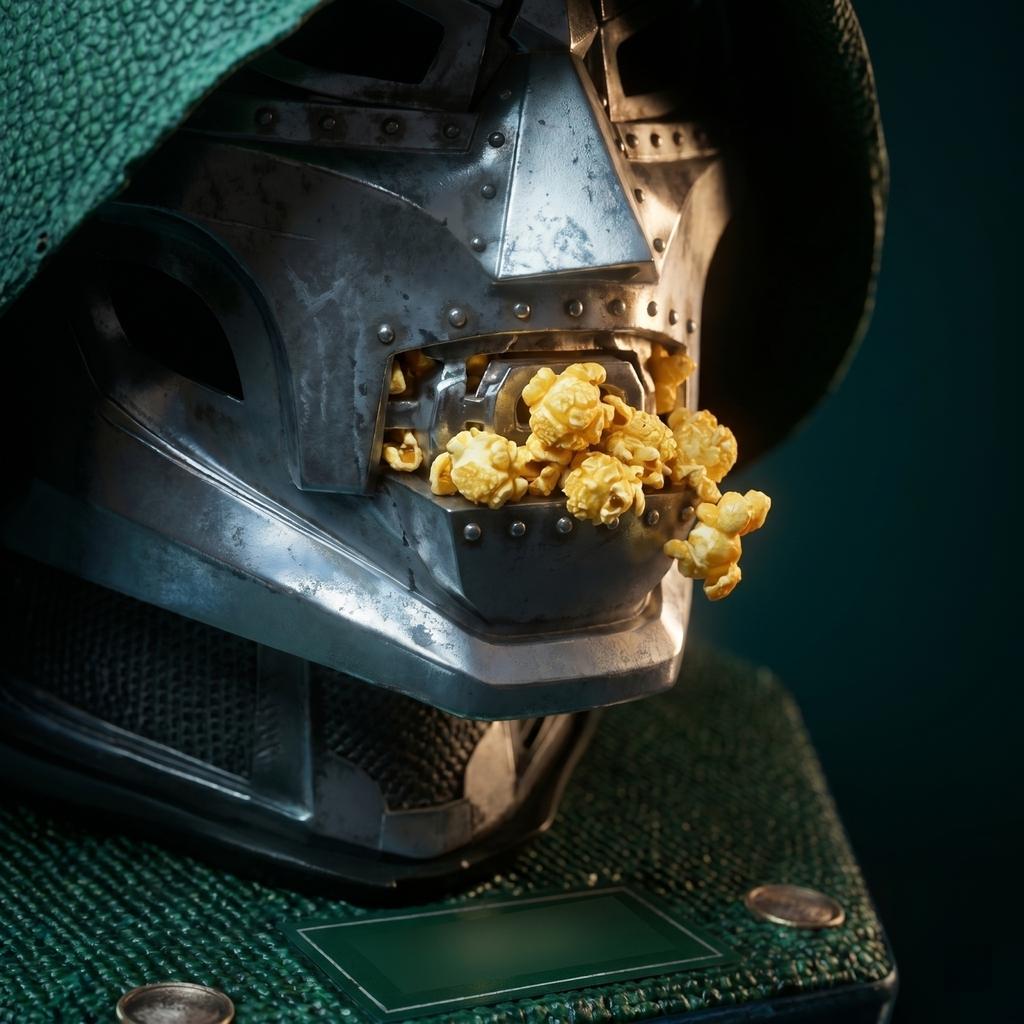 Dekoracyjny Pojemnik na Popcorn z Unikalnym Designem Postaci z Kapturem, Odpowiedni na Wieczory Filmowe i Imprezy Tematyczne, Wytrzymały Materiał