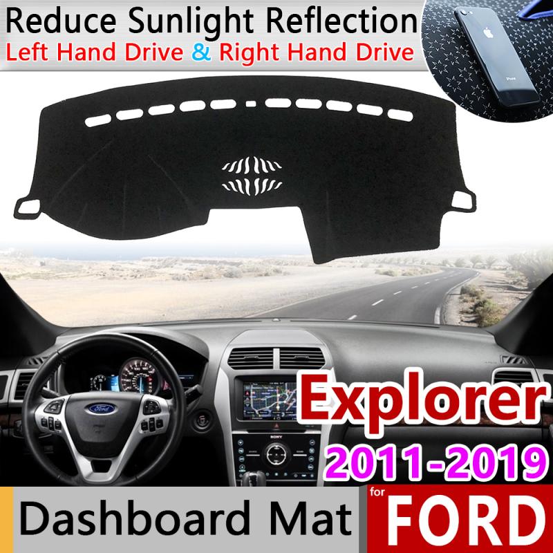 

Для Explorer 2011 ~ 2019 U502 MK5 противоскользящий коврик для приборной панели, солнцезащитный козырек, защитные аксессуары для приборной панели 2013 2015 2017 2018