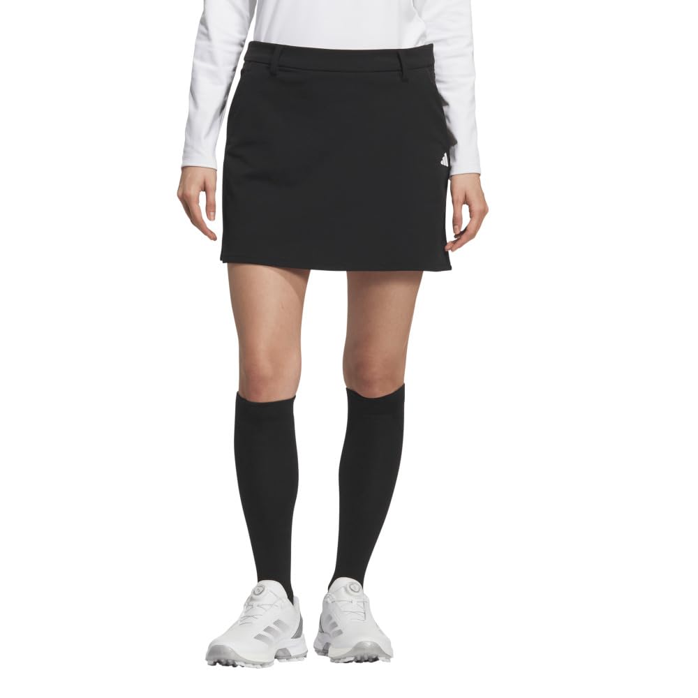 Adidas Golf EX STRETCH ACTIVE Golf Black Water-Repellent Skirt, Women's,