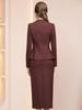 Zhi Li Stylish Slimming Blazer & Pencil Skirt Set - Spring 2026