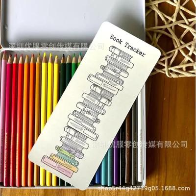 12 Sets of Reading List Bookmarks Reading Log Bookmarks and 12 Sets of Book Tracker
