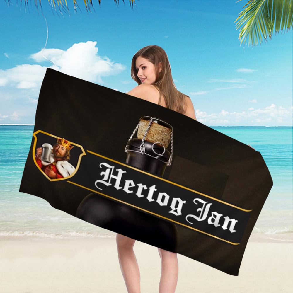 

H-Hertog J-Jan Beach Towel Colorful Bath Towels for Girl Microfiber Quick Dry Sand Free Beach Yoga Spa Gym Pool W30*H60(CM)