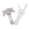 BBSKY Plush Animal Baby Rattle Stick – Hand Grip Toy for Infants