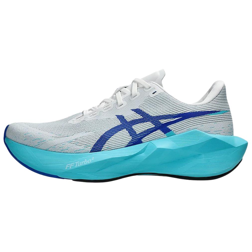 ASICS Running Shoes Men s White Blue 39.5